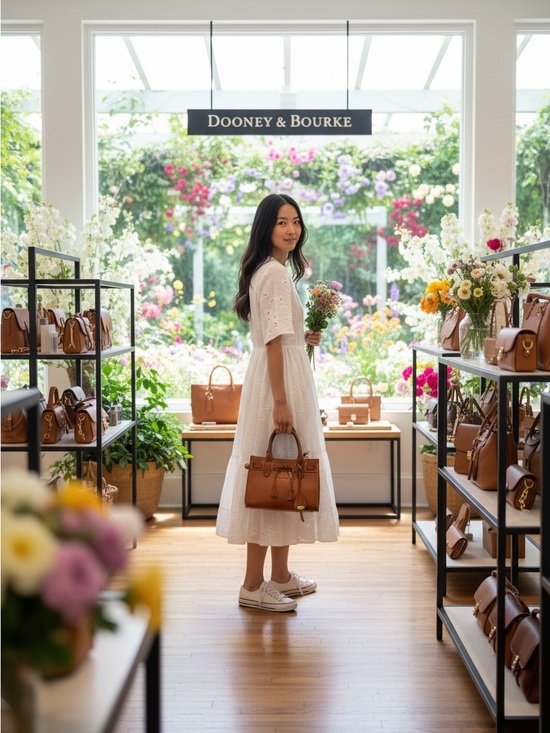 Dooney & Bourke Handbags - Dooney & Bourke Alto Collection mini tassel crossbody in Vacchetta Leather